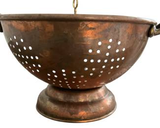 Vintage Copper Colander