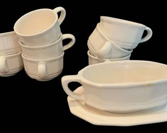 Pfaltzgraff Coffee Cups and Gravy Boat