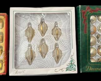 Small Ornaments Set of 3 Boxes