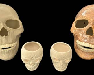 Ceramic Skull Decor