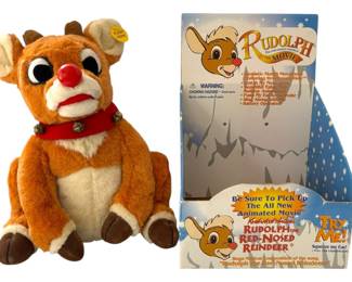 Stuffed Animated Singing Rudolph