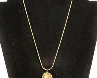 Sterling Silver ITALY PearlPetal Necklace