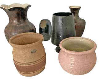 Six Flower Pots