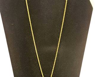 14k Gold Teardrop Tiered Stone Necklace
