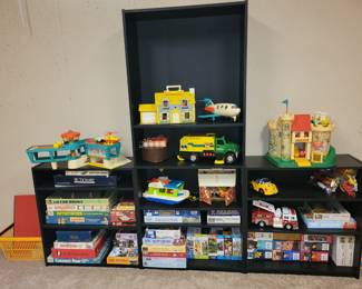 Vintage toys, games