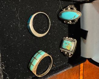 Turquoise rings
