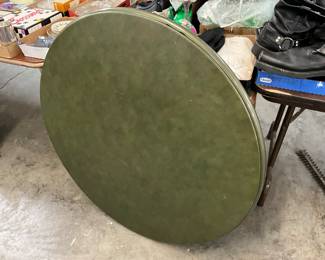 Round Card Table