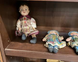 Porcelain & Cloth Dolls