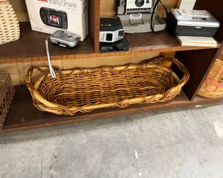 Long Wicker Basket