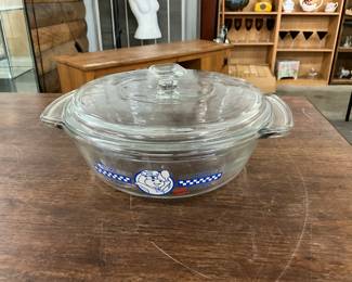 Anchor Hocking "Poppin Fresh" Glass Covered Casserole Dish