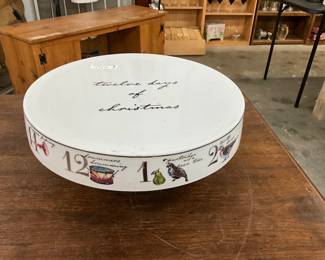 Better Homes & Gardens 12 Days of Christmas Pedestal Cake Stand