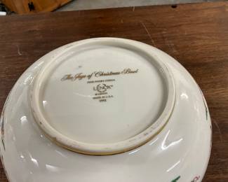1992 Lenox "The Joys of Christmas Bowl"