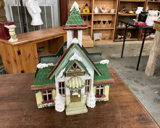 Kurt Adler Snowtown "Snow Country Chapel"