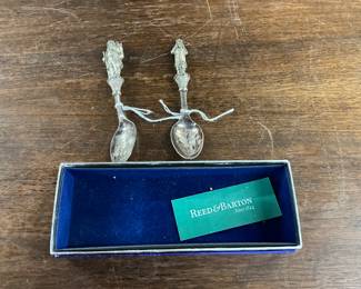 Reed & Barton Sterling Silver Spoons Christmas 2001 & 2004