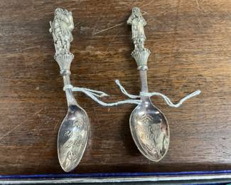 Reed & Barton Sterling Silver Spoons Christmas 2001 & 2004