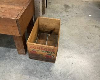 Wooden Crate - Bonson's Apples