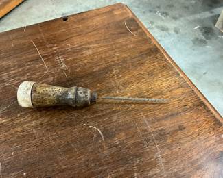Vtg Wood Handle Tool