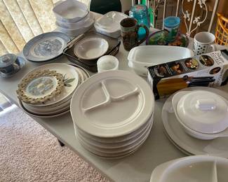 Pyrex,  corral and more !