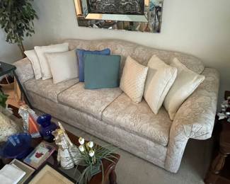 Sofa with pillows 