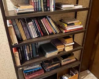Books and book shelf 