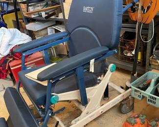 Like new Barton medical convertible transfer chair. 