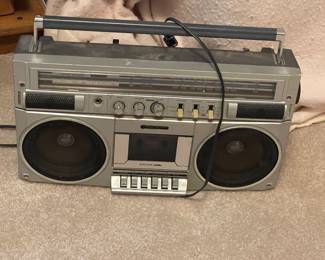 Radio with tape player 