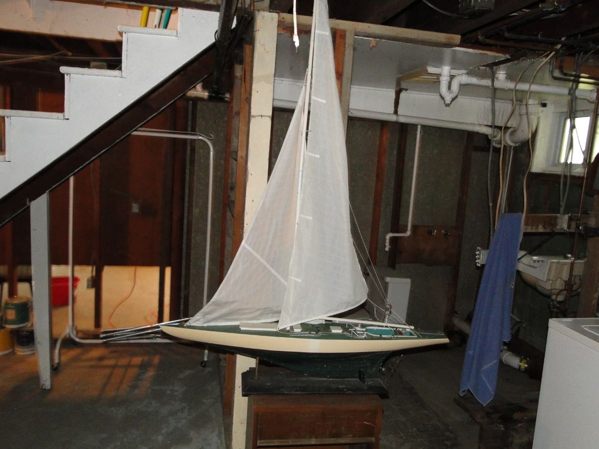 One of 4 sailboats