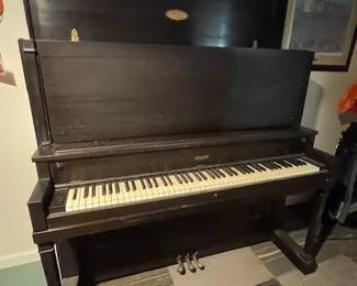PIANO
HALLET & DAVIS PIANO CO. LEXINGTON BOSTON 
Beautiful Upright Piano (part of Estate) located 2 houses down on ground level truck can back right up to door the piano is just inside the door. Executor says Make offer and take it!
