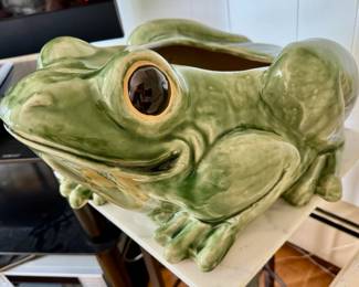 Frog planter