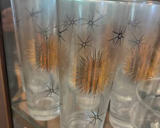 Midcentury starburst glasses