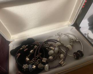 PANDORA BRACELETS WITH HARLEY DAVIDSON CHARMS