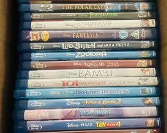 BLUERAY DISNEY DVDS
