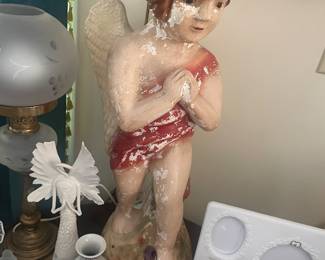 VINTAGE CHALKWARE ANGEL