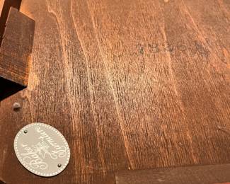 Burlwood Baker Furniture side table