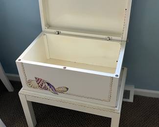 Handpainted Storage table