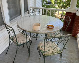 Outdoor table set.