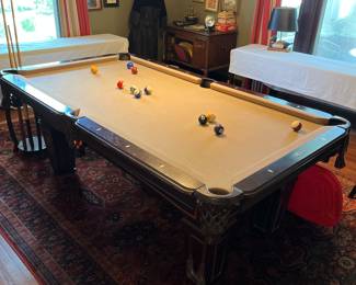 Pool table.