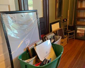 Picture frames.