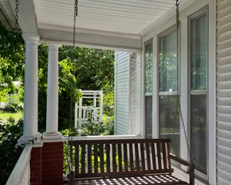 Outdoor swing.