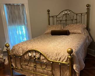 Bed. Bedding.