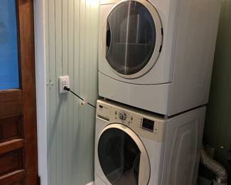 Washer and dryer.