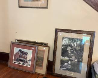 Wall pictures.