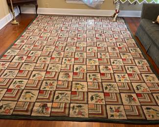 Large rug.