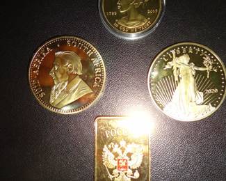 Tourist Coins (NOT GOLD)