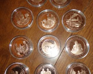 Franklin Mint Bronze Medals