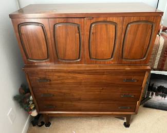 mid century modern gentleman's dresser