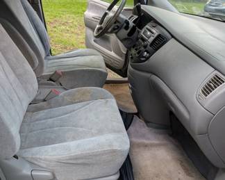 Front passenger seat view