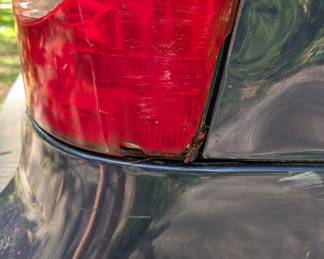 Close up of brake light cover (passenger side)