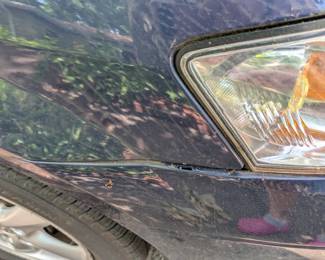 Loose spot on front bumper (passenger side)