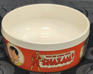 Shazam Comic Book Cereal Bowl
